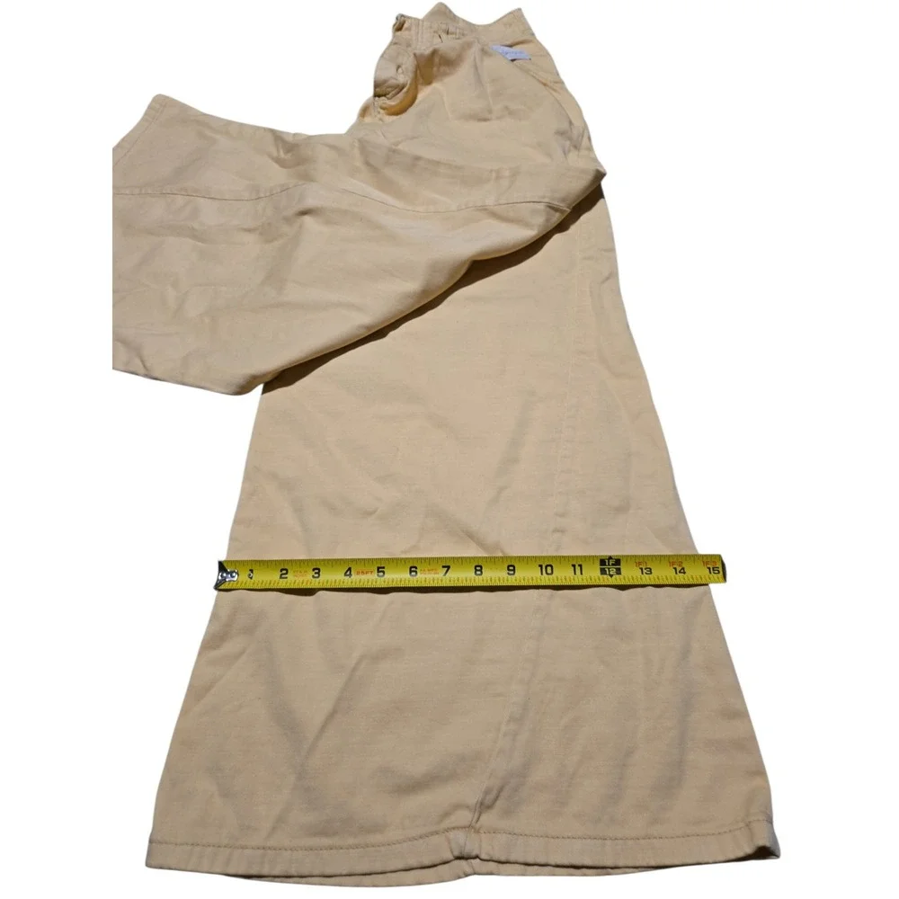 Free People Light As Spring Wide Leg Pleated Pants Straw High Rise Size 2 NEW - Picture 8 of 15